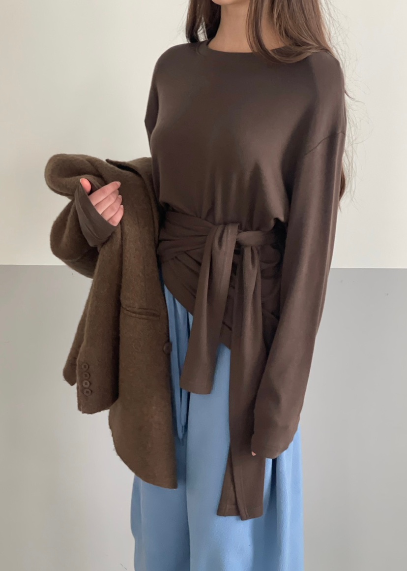 ANOTHER AVENUE東大門㊣代購女士新款熱賣休閑25秋冬長袖T恤ANOTHER AVENUE長袖T恤