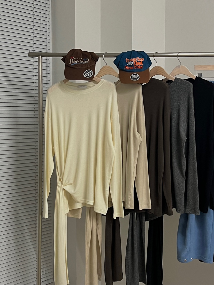 ANOTHER AVENUE東大門㊣代購女士新款熱賣休閑25秋冬長袖T恤ANOTHER AVENUE長袖T恤