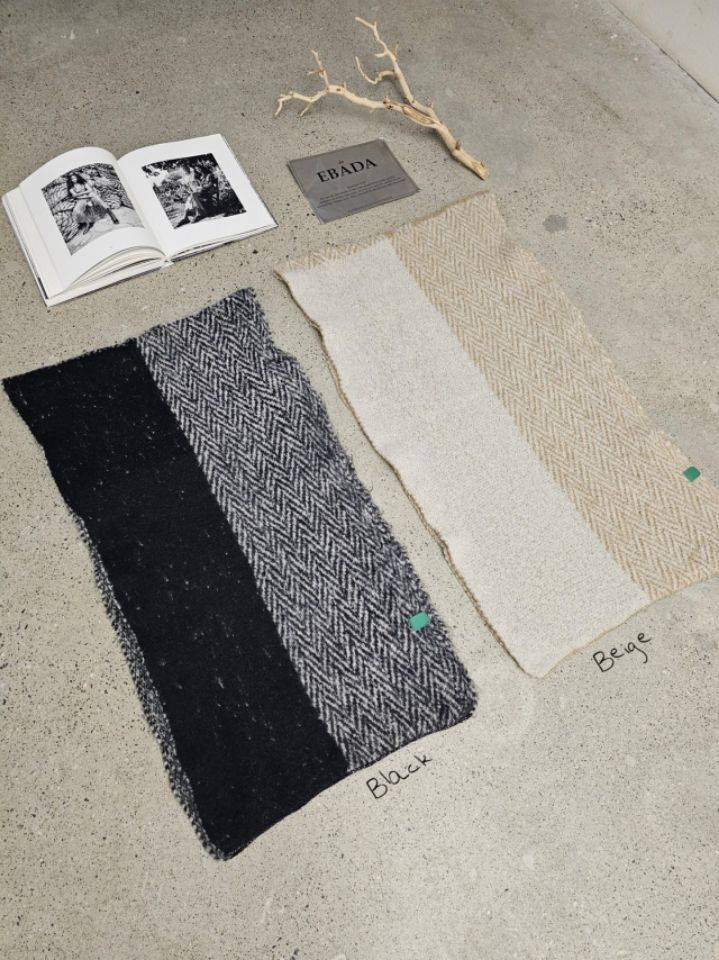 EBADA東大門㊣代購女士新品休閑25秋冬真品圍巾披肩人字紋披肩EBADA圍巾/披肩