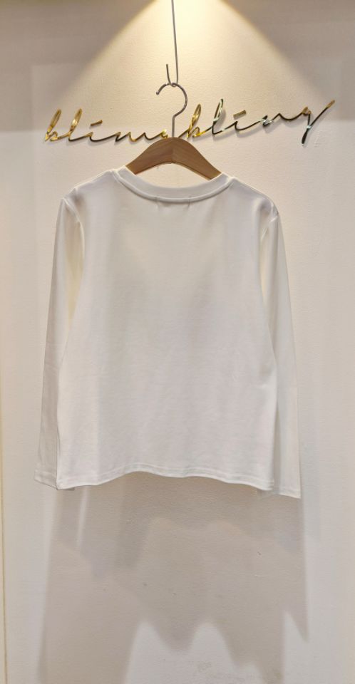 RICO東大門㊣實拍女裝新款熱賣真品職業推薦時尚25秋冬長袖T恤bling bling/RICO長袖T恤