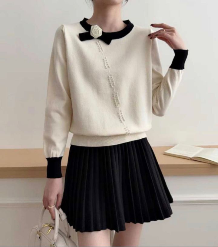 RICO東大門㊣直郵女士新款熱賣25秋冬真品職業人氣休閑針織衫bling bling/RICO針織衫