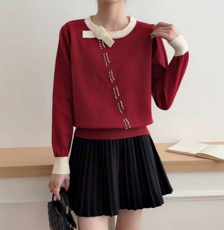 RICO東大門㊣直郵女士新款熱賣25秋冬真品職業人氣休閑針織衫bling bling/RICO針織衫