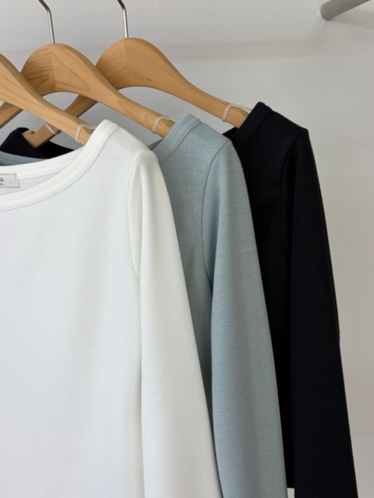 CALLIT韓國直郵㊣女裝新款時尚職業熱賣休閑25秋冬長袖T恤船領CALLIT長袖T恤