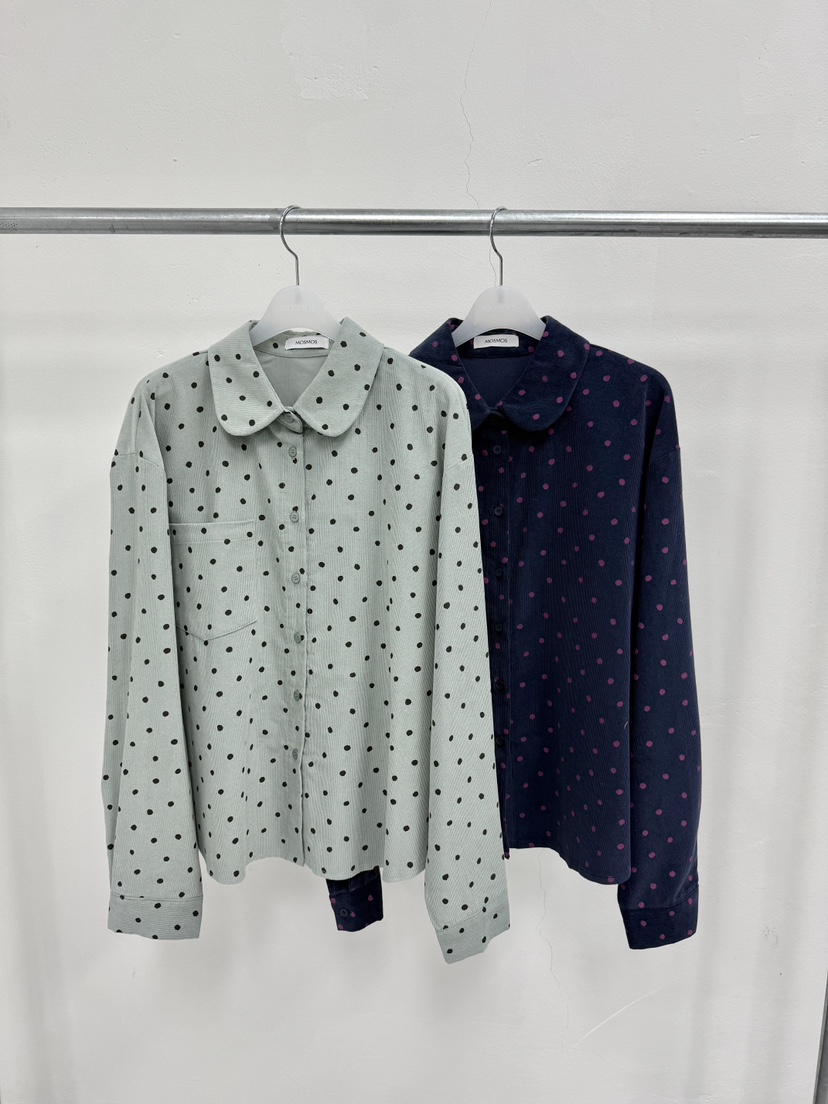 MOSMOS韓國直郵㊣女士新款人氣推薦25秋冬職業休閑襯衫蕾絲衫MOSMOS襯衫/蕾絲衫