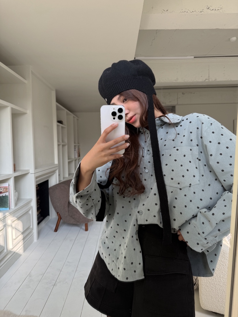 MOSMOS韓國直郵㊣女士新款人氣推薦25秋冬職業休閑襯衫蕾絲衫MOSMOS襯衫/蕾絲衫