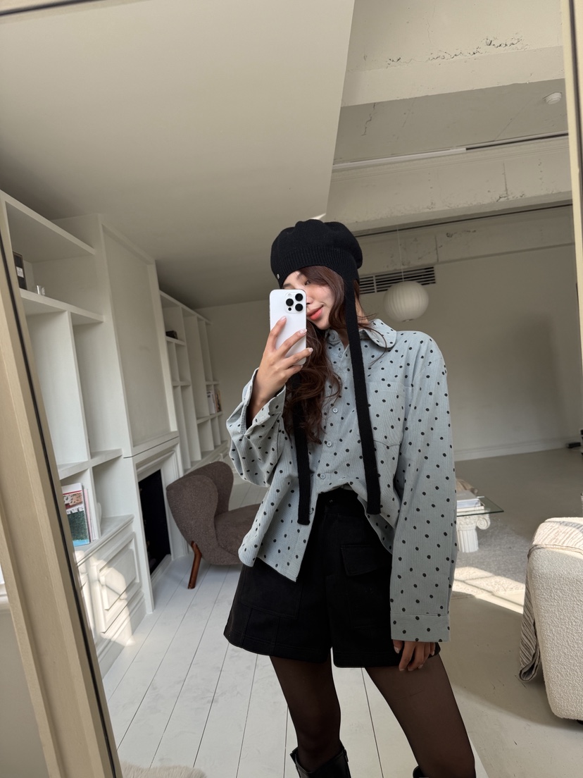 MOSMOS韓國直郵㊣女士新款人氣推薦25秋冬職業休閑襯衫蕾絲衫MOSMOS襯衫/蕾絲衫