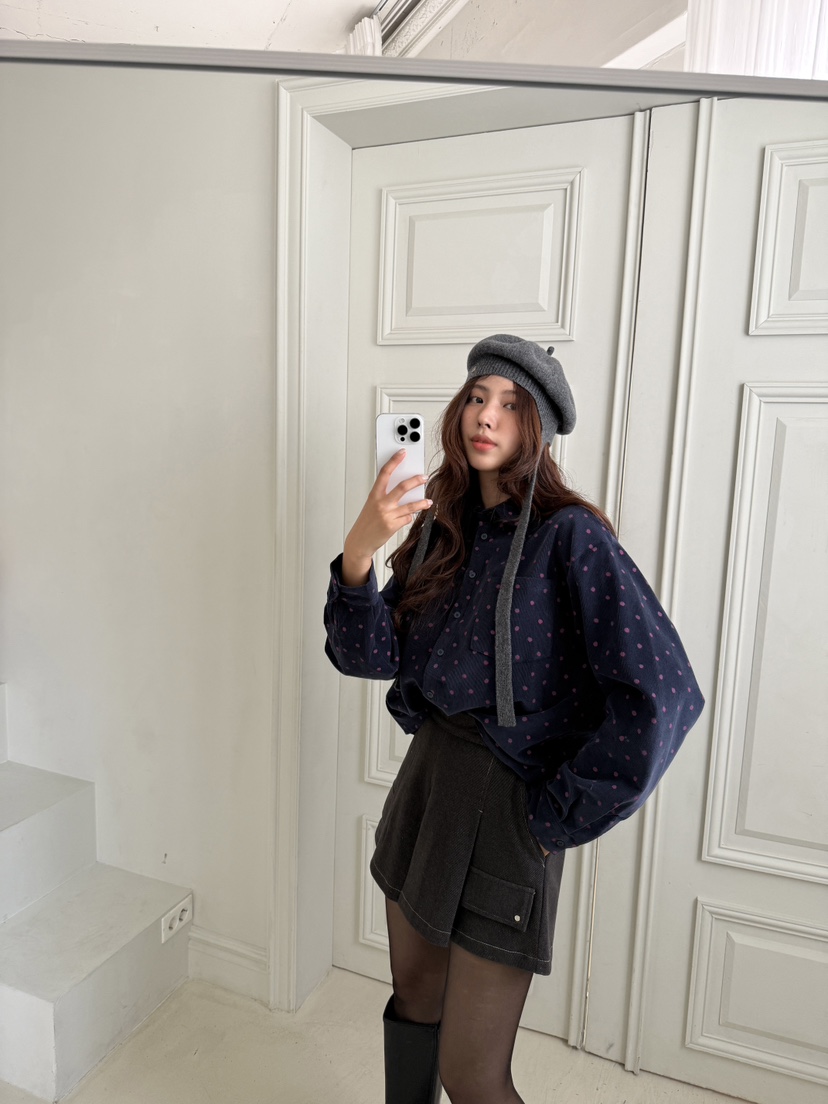 MOSMOS韓國直郵㊣女士新款人氣推薦25秋冬職業休閑襯衫蕾絲衫MOSMOS襯衫/蕾絲衫