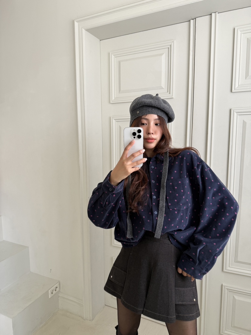 MOSMOS韓國直郵㊣女士新款人氣推薦25秋冬職業休閑襯衫蕾絲衫MOSMOS襯衫/蕾絲衫