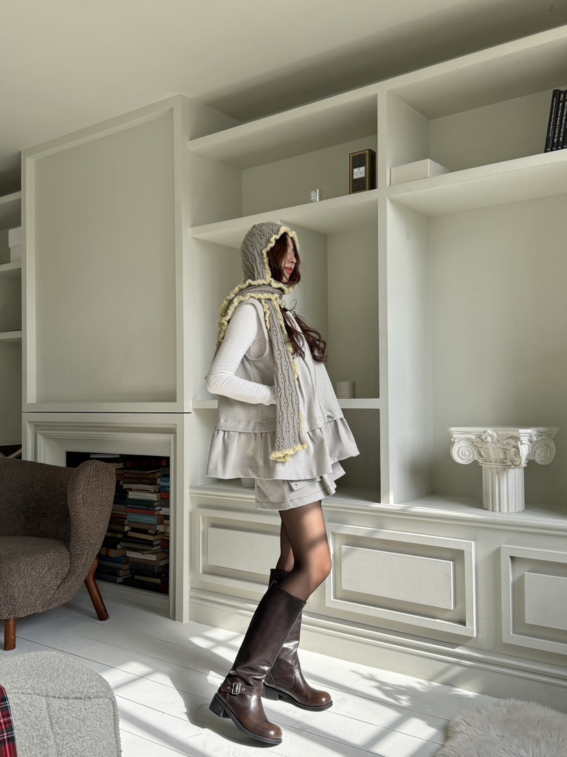 MOSMOS韓國代購㊣女裝新品職業熱賣人氣推薦25秋冬真品連衣裙MOSMOS連衣裙