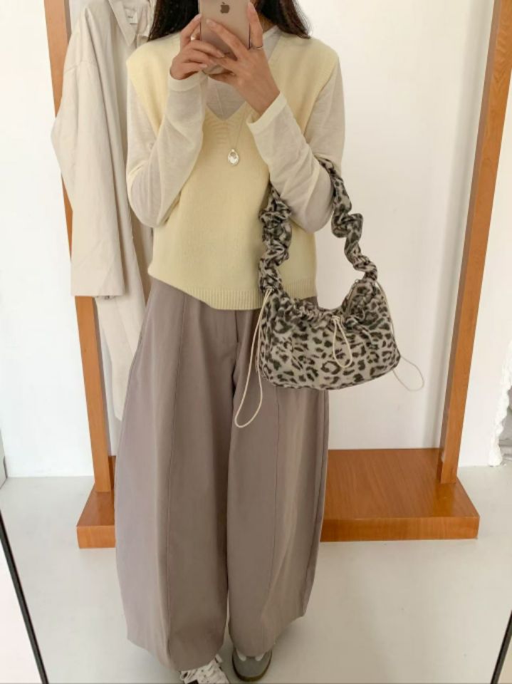 TROUVAILLE韓國直郵㊣女士新款25秋冬推薦時尚手拿包腋下包TROUVAILLE手拿包/腋下包