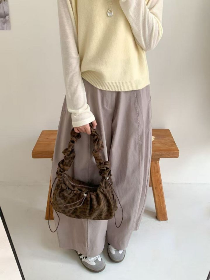 TROUVAILLE韓國直郵㊣女士新款25秋冬推薦時尚手拿包腋下包TROUVAILLE手拿包/腋下包