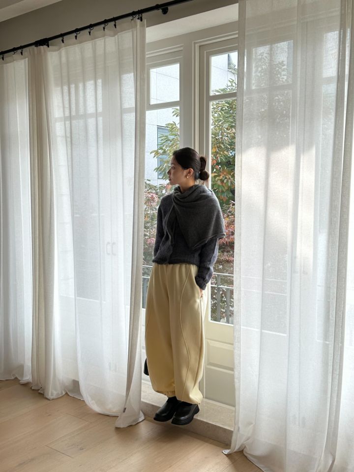 MARE韓國代購㊣女裝新款時尚熱賣推薦人氣真品25秋冬休閑褲抓絨MARE休閑褲