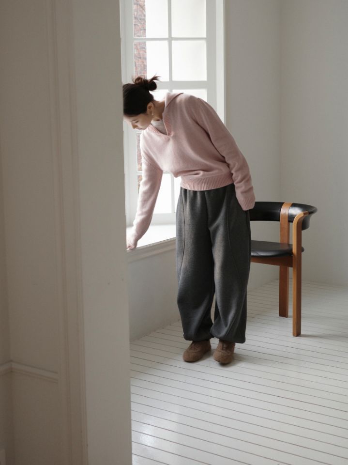 MARE韓國代購㊣女裝新款時尚熱賣推薦人氣真品25秋冬休閑褲抓絨MARE休閑褲