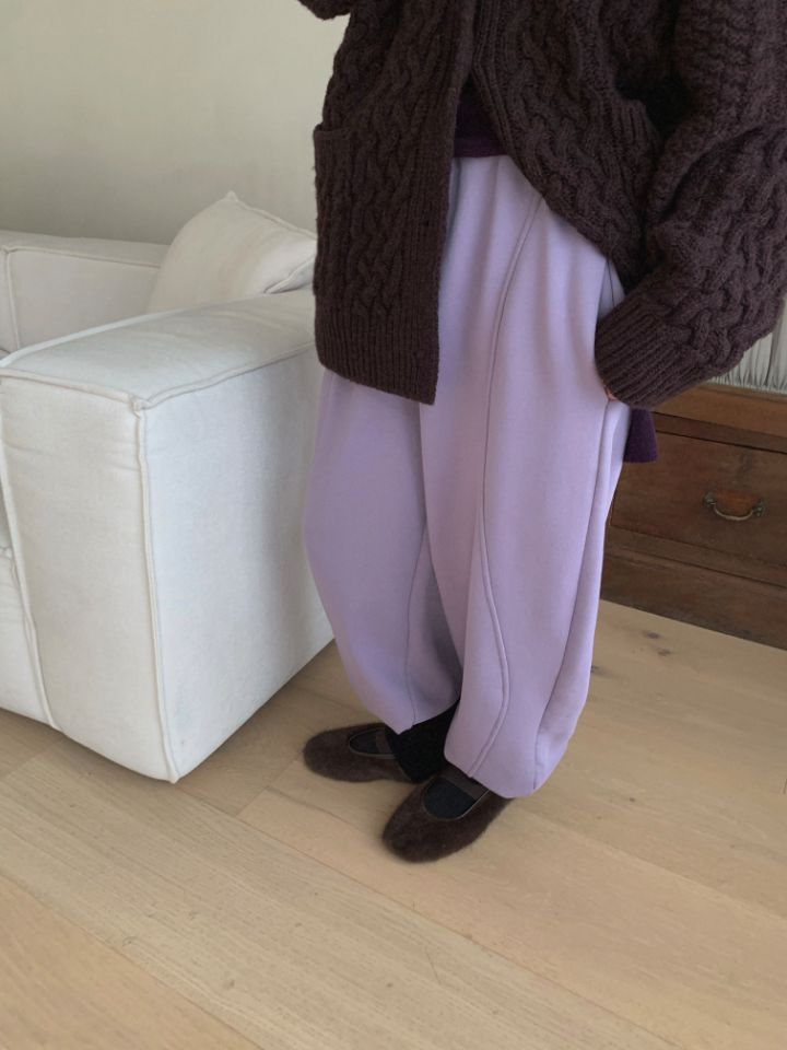 MARE韓國代購㊣女裝新款時尚熱賣推薦人氣真品25秋冬休閑褲抓絨MARE休閑褲圖色4