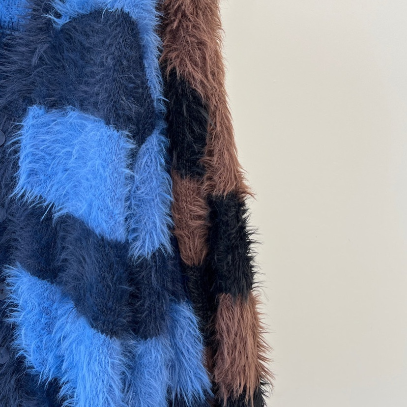 ANOTHER AVENUE東大門㊣實拍女裝新品25秋冬針織衫開衫條紋ANOTHER AVENUE針織衫