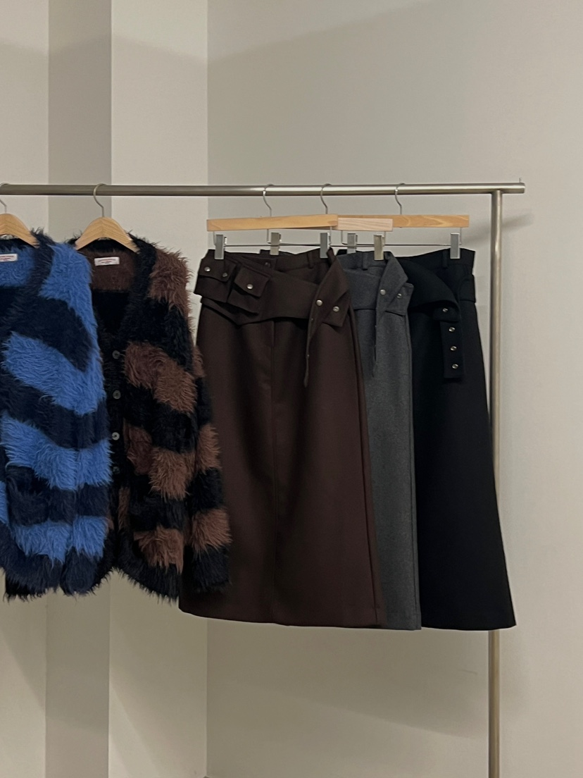 ANOTHER AVENUE東大門㊣實拍女裝新品25秋冬針織衫開衫條紋ANOTHER AVENUE針織衫