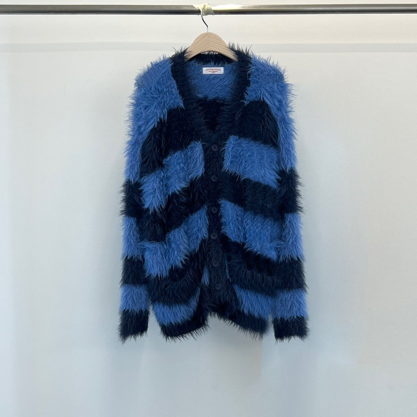 ANOTHER AVENUE東大門㊣實拍女裝新品25秋冬針織衫開衫條紋ANOTHER AVENUE針織衫圖色2