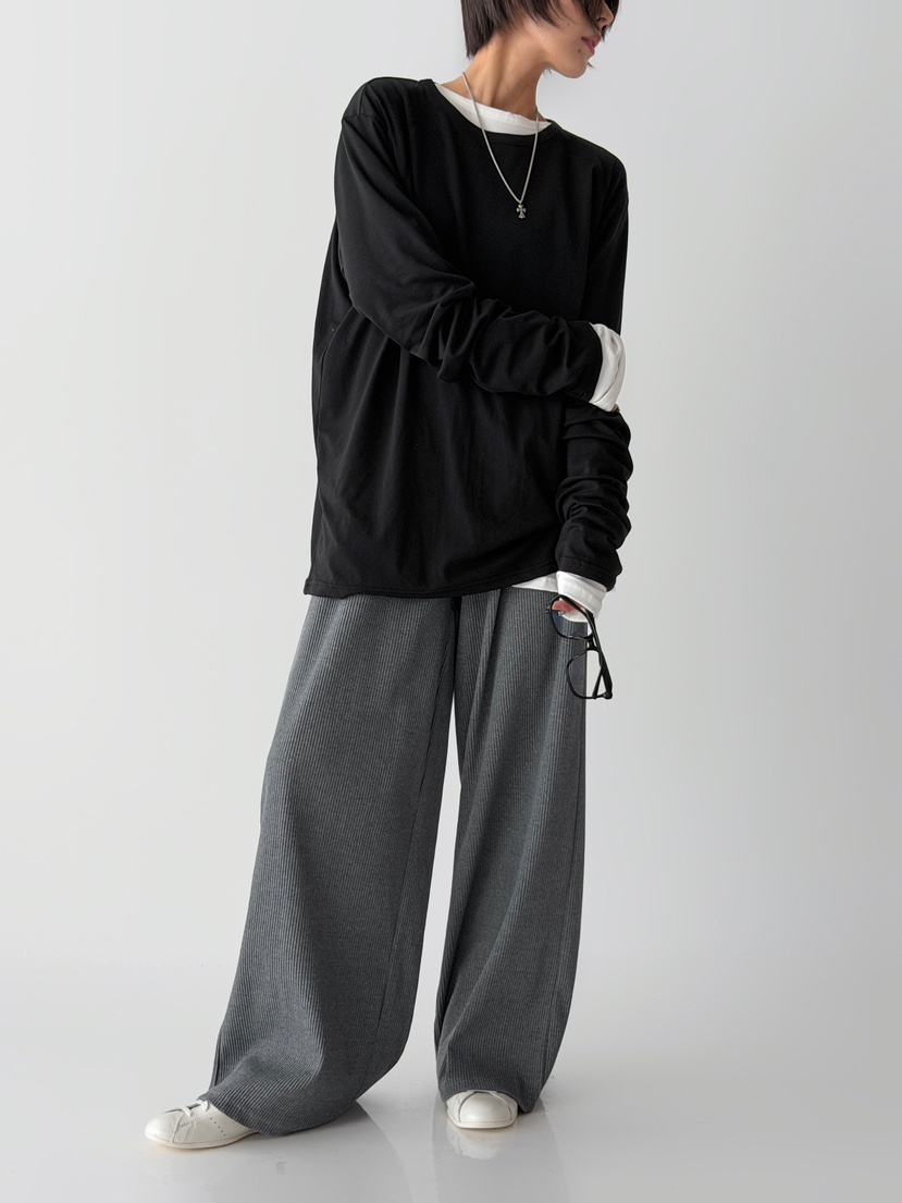 ANGLOG BEIGE韓國代購㊣女士新款休閑25秋冬熱賣推薦長袖T恤ANGLOG BEIGE長袖T恤