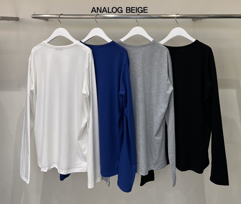 ANGLOG BEIGE韓國代購㊣女士新款休閑25秋冬熱賣推薦長袖T恤ANGLOG BEIGE長袖T恤