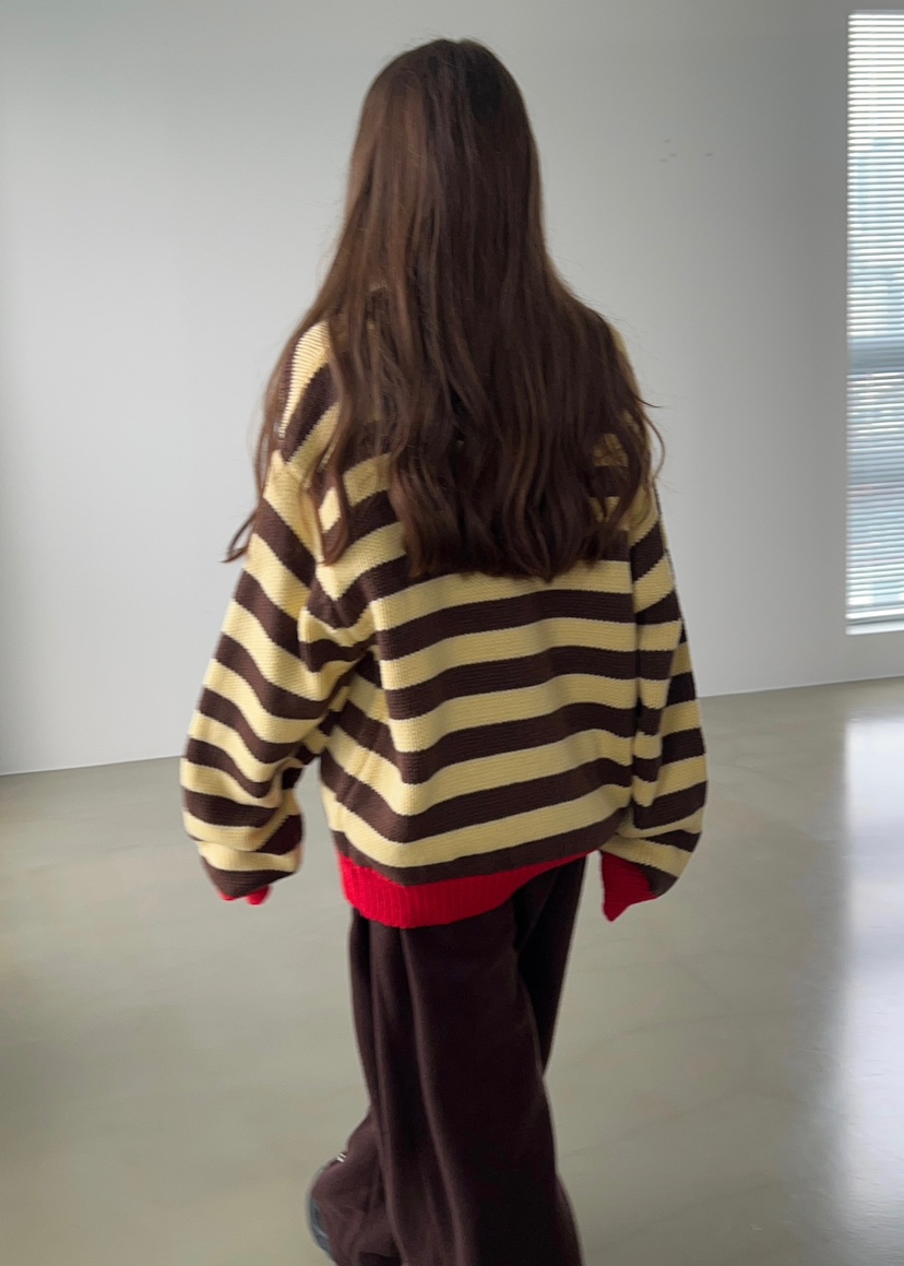 ANOTHER AVENUE東大門㊣代購女士新品人氣針織衫單排扣羊毛ANOTHER AVENUE針織衫