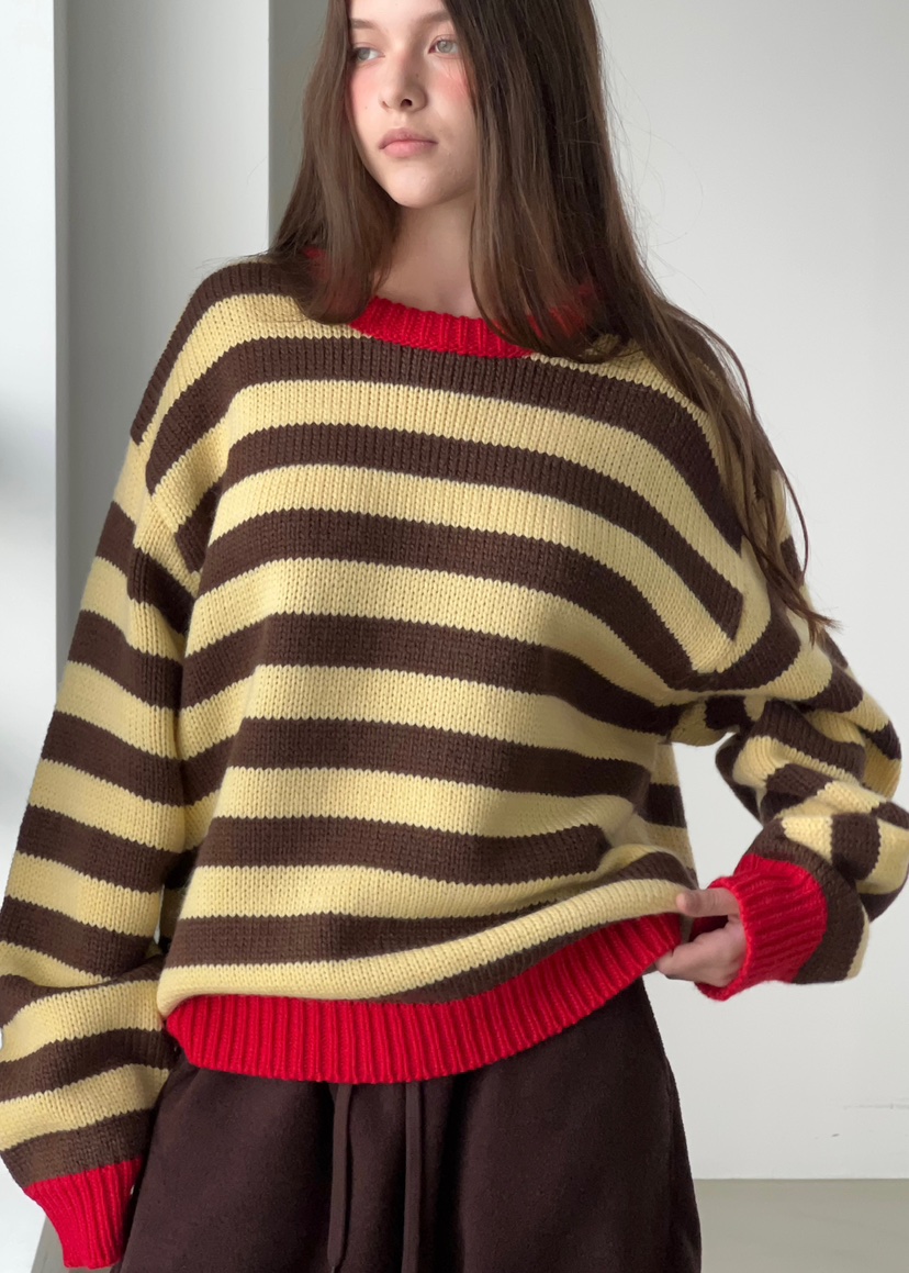 ANOTHER AVENUE東大門㊣代購女士新品人氣針織衫單排扣羊毛ANOTHER AVENUE針織衫