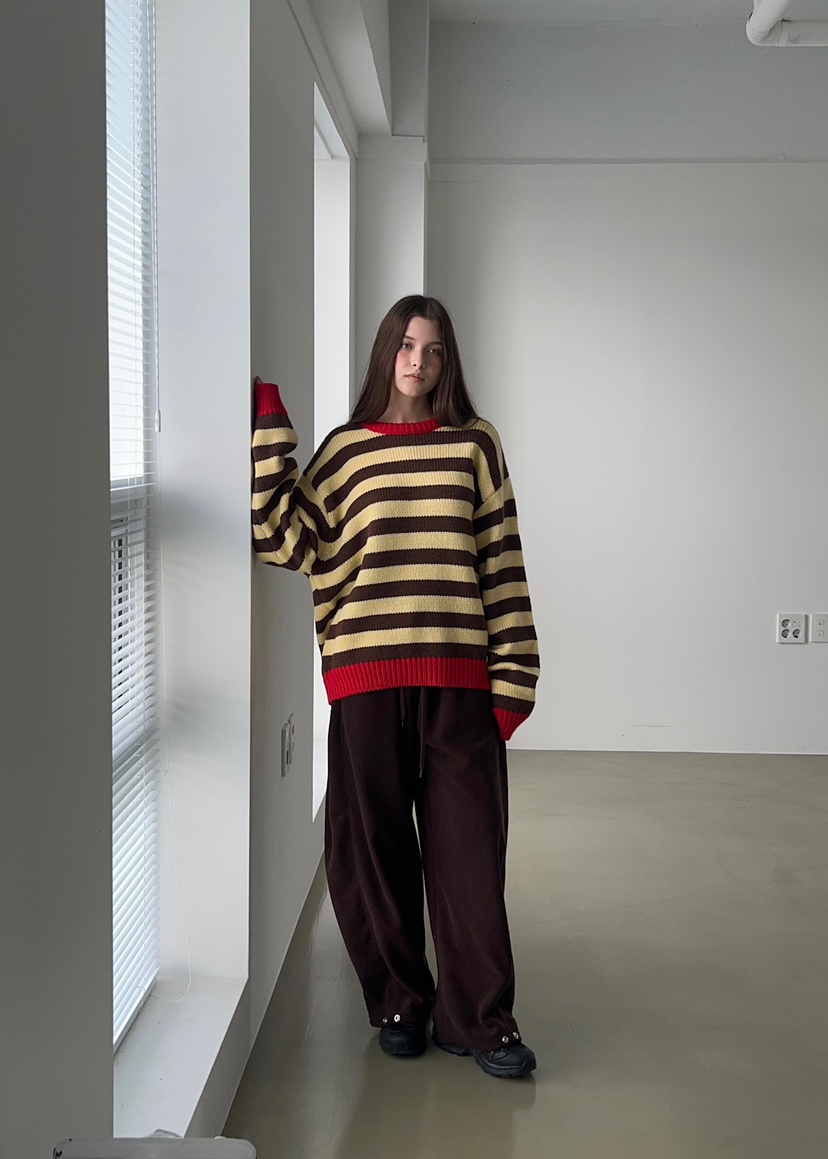 ANOTHER AVENUE東大門㊣代購女士新品人氣針織衫單排扣羊毛ANOTHER AVENUE針織衫