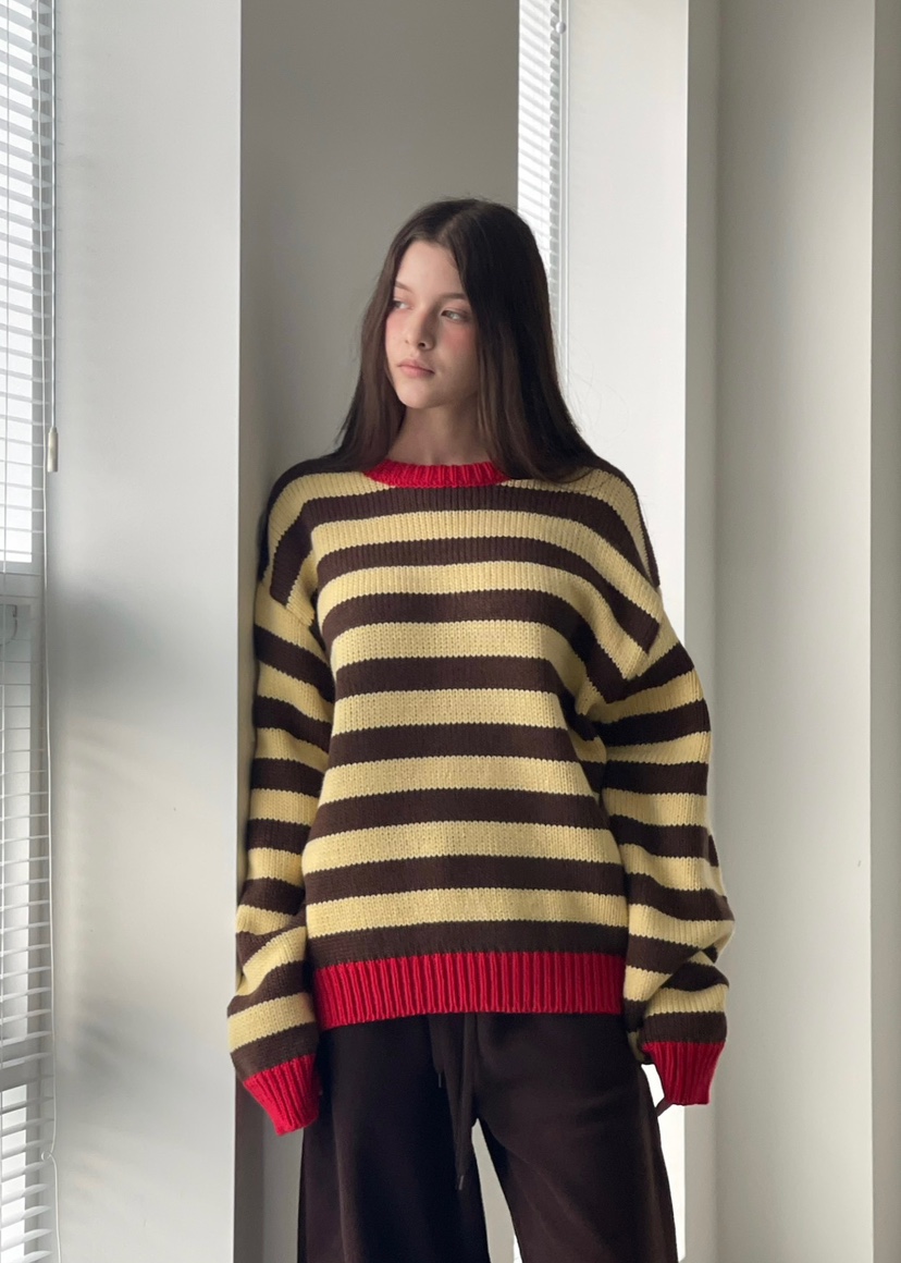 ANOTHER AVENUE東大門㊣代購女士新品人氣針織衫單排扣羊毛ANOTHER AVENUE針織衫