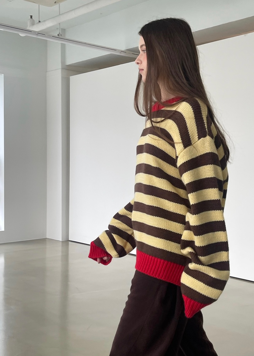 ANOTHER AVENUE東大門㊣代購女士新品人氣針織衫單排扣羊毛ANOTHER AVENUE針織衫