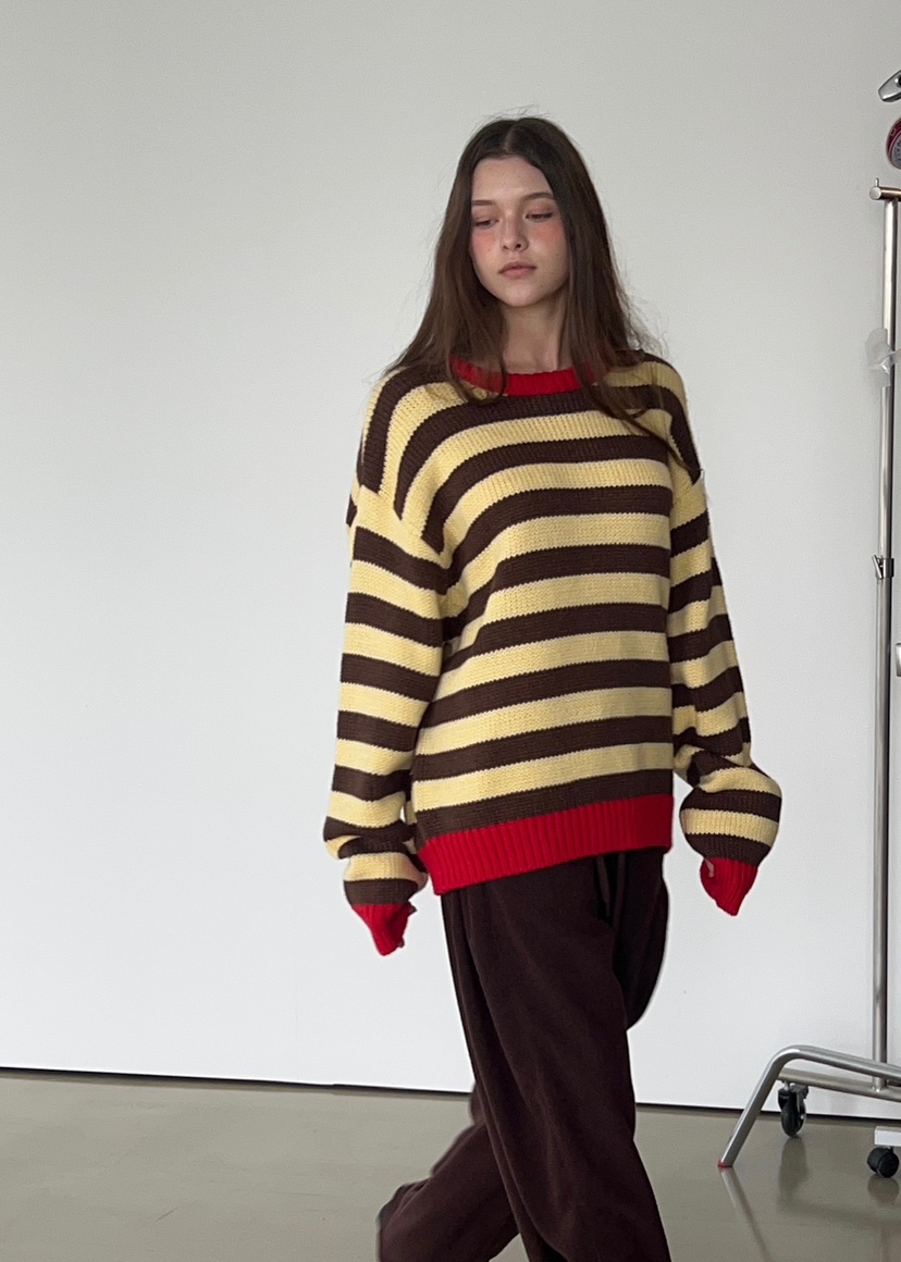 ANOTHER AVENUE東大門㊣代購女士新品人氣針織衫單排扣羊毛ANOTHER AVENUE針織衫