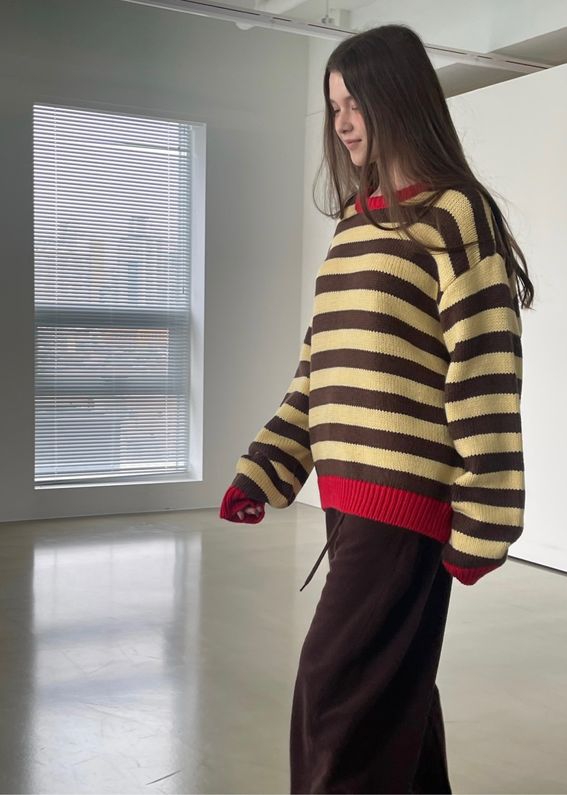 ANOTHER AVENUE東大門㊣代購女士新品人氣針織衫單排扣羊毛ANOTHER AVENUE針織衫