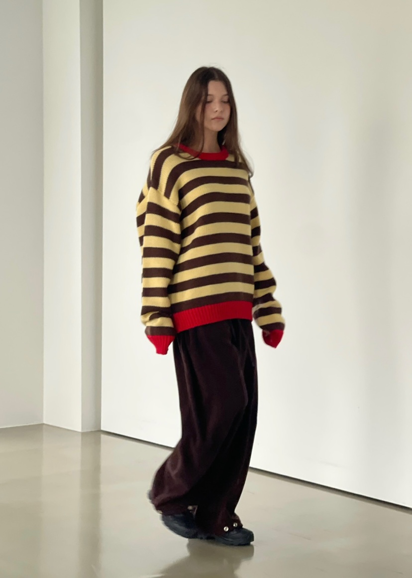 ANOTHER AVENUE東大門㊣代購女士新品人氣針織衫單排扣羊毛ANOTHER AVENUE針織衫