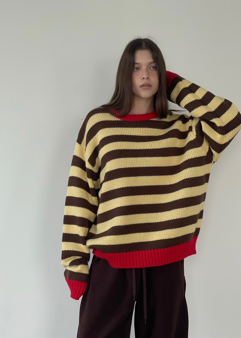 ANOTHER AVENUE東大門㊣代購女士新品人氣針織衫單排扣羊毛ANOTHER AVENUE針織衫