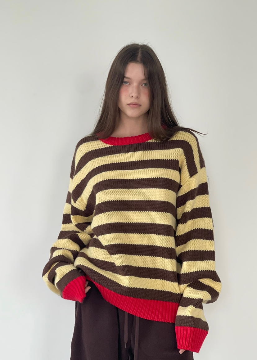 ANOTHER AVENUE東大門㊣代購女士新品人氣針織衫單排扣羊毛ANOTHER AVENUE針織衫