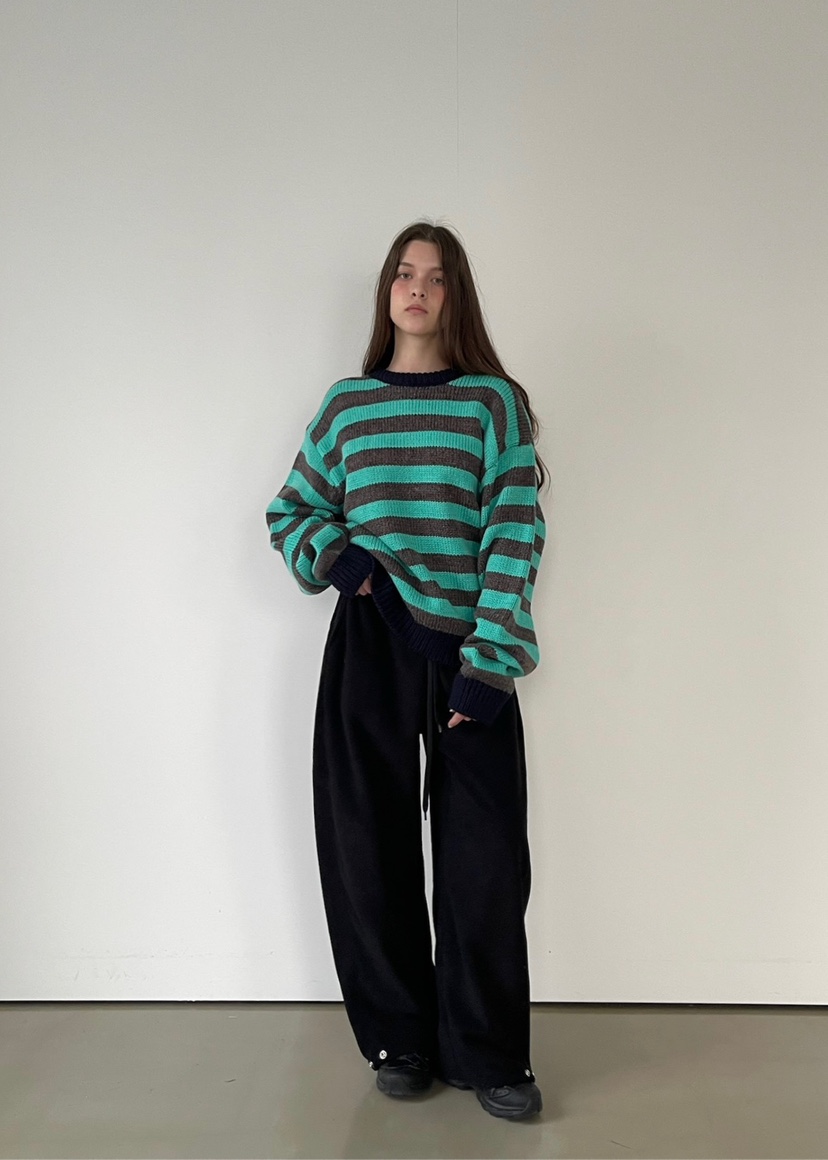 ANOTHER AVENUE東大門㊣代購女士新品人氣針織衫單排扣羊毛ANOTHER AVENUE針織衫