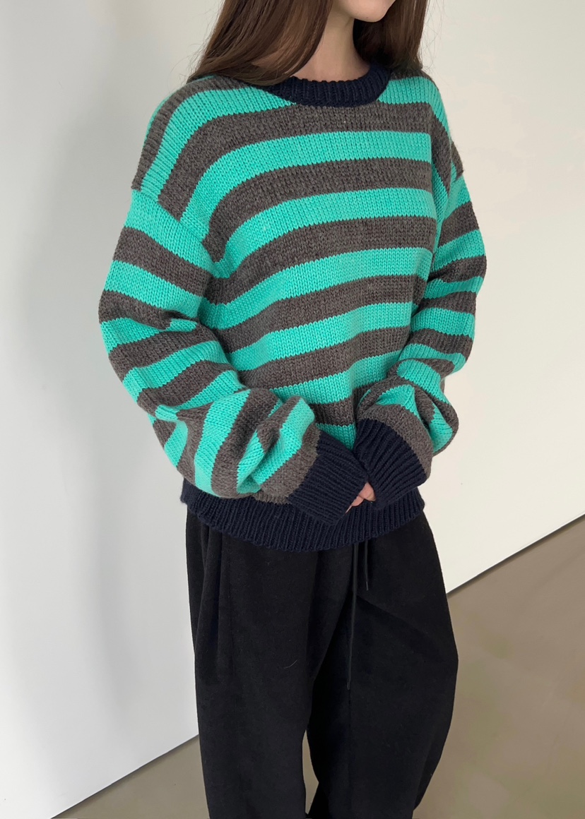 ANOTHER AVENUE東大門㊣代購女士新品人氣針織衫單排扣羊毛ANOTHER AVENUE針織衫