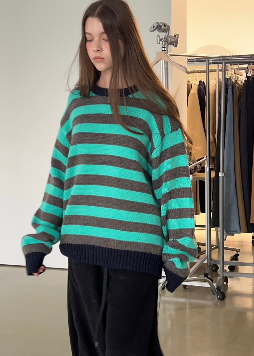 ANOTHER AVENUE東大門㊣代購女士新品人氣針織衫單排扣羊毛ANOTHER AVENUE針織衫