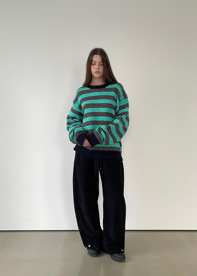 ANOTHER AVENUE東大門㊣代購女士新品人氣針織衫單排扣羊毛ANOTHER AVENUE針織衫