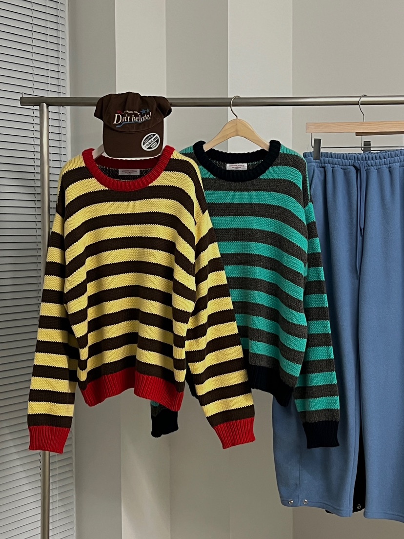 ANOTHER AVENUE東大門㊣代購女士新品人氣針織衫單排扣羊毛ANOTHER AVENUE針織衫