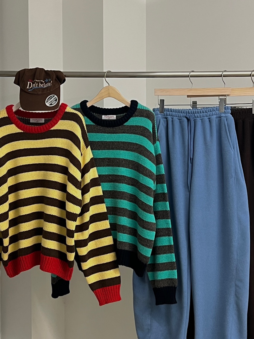 ANOTHER AVENUE東大門㊣代購女士新品人氣針織衫單排扣羊毛ANOTHER AVENUE針織衫