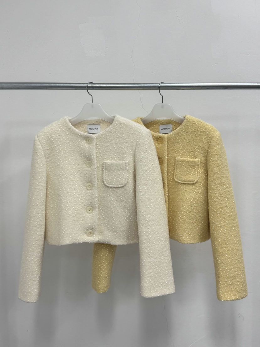 MOSMOS韓國直郵㊣女士新品推薦25秋冬時尚真品人氣短款大衣MOSMOS短款大衣