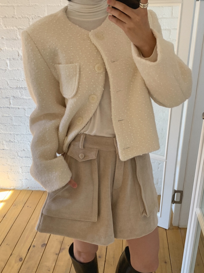 MOSMOS韓國直郵㊣女士新品推薦25秋冬時尚真品人氣短款大衣MOSMOS短款大衣