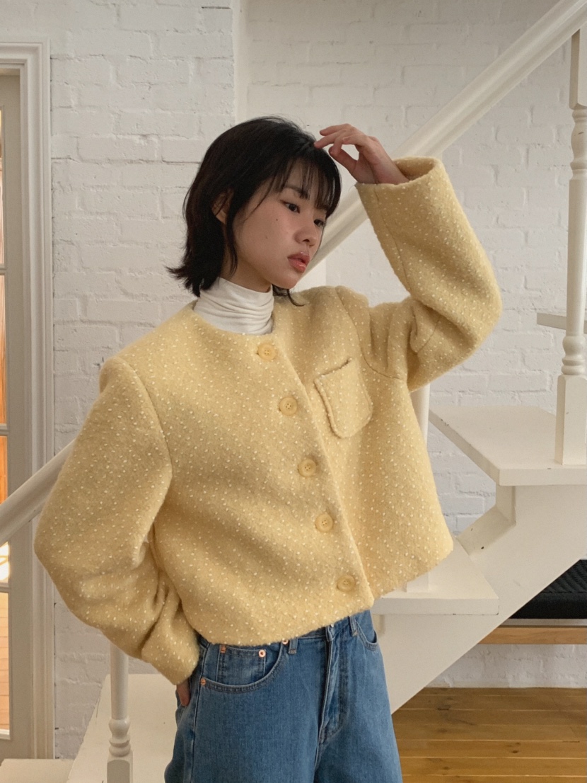 MOSMOS韓國直郵㊣女士新品推薦25秋冬時尚真品人氣短款大衣MOSMOS短款大衣