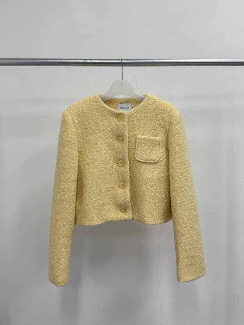 MOSMOS韓國直郵㊣女士新品推薦25秋冬時尚真品人氣短款大衣MOSMOS短款大衣圖色1