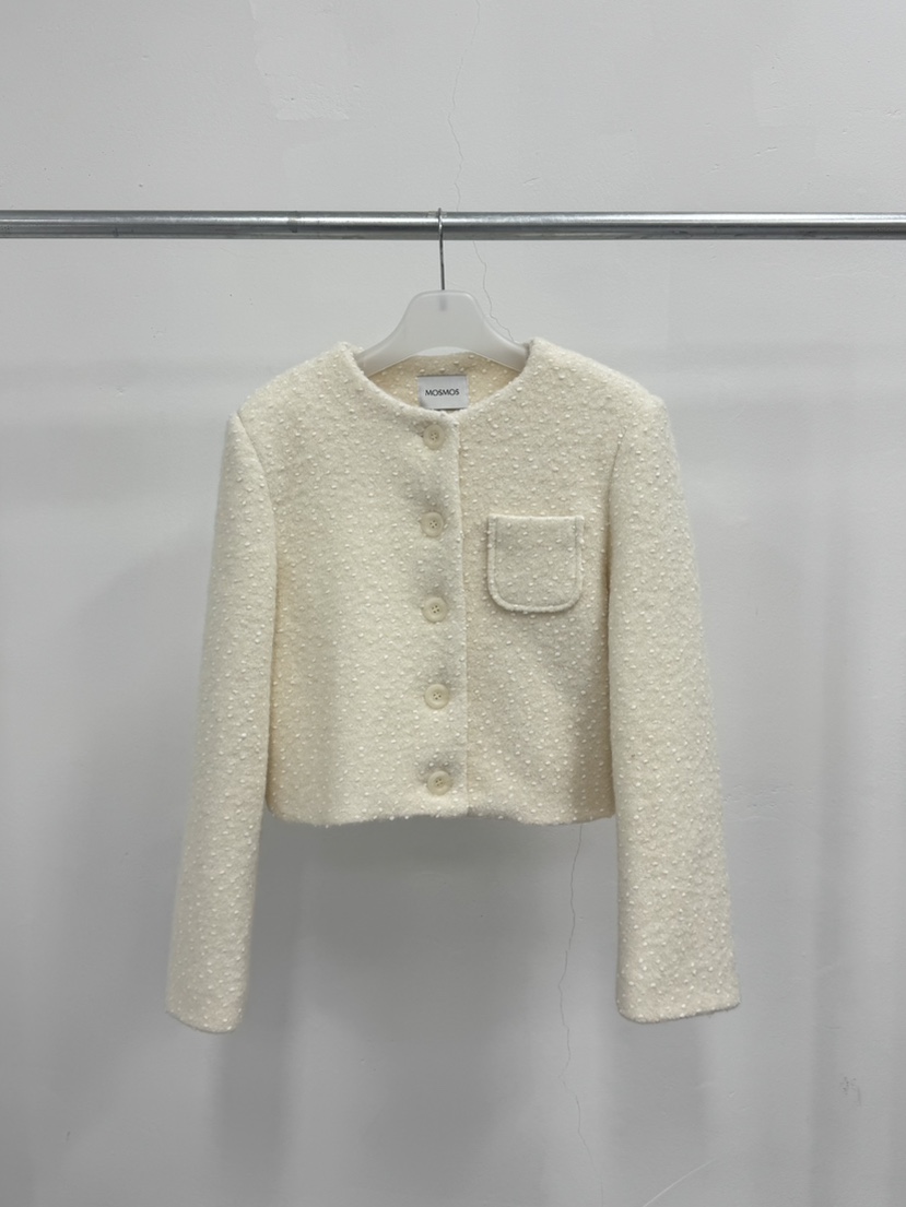 MOSMOS韓國直郵㊣女士新品推薦25秋冬時尚真品人氣短款大衣MOSMOS短款大衣圖色2