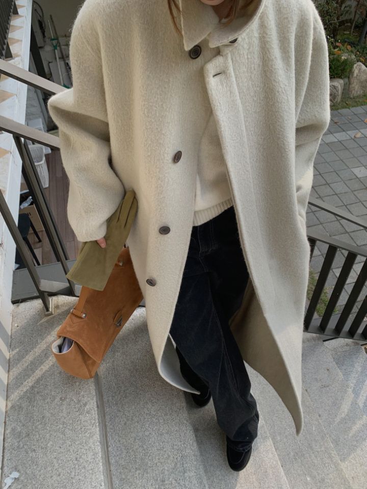 MARE東大門㊣實拍女士新款熱賣休閑職業人氣中長款大衣含腰帶MARE中長款大衣