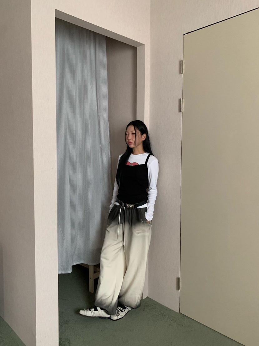 SUNDER MARKET韓國直郵㊣女士新品人氣職業熱賣真品休閑褲SUNDER MARKET休閑褲