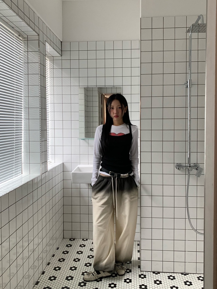 SUNDER MARKET韓國直郵㊣女士新品人氣職業熱賣真品休閑褲SUNDER MARKET休閑褲