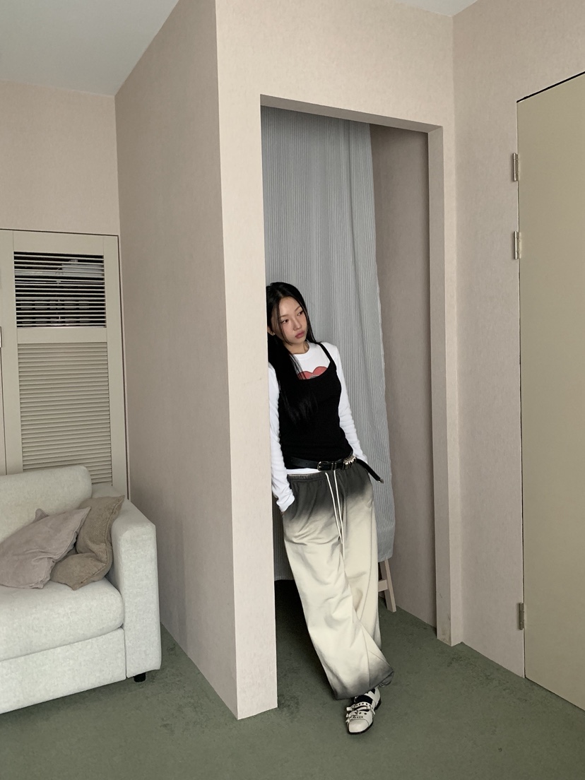 SUNDER MARKET韓國直郵㊣女士新品人氣職業熱賣真品休閑褲SUNDER MARKET休閑褲