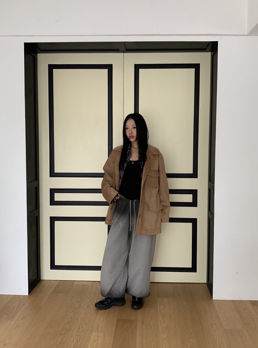 SUNDER MARKET韓國直郵㊣女士新品人氣職業熱賣真品休閑褲SUNDER MARKET休閑褲