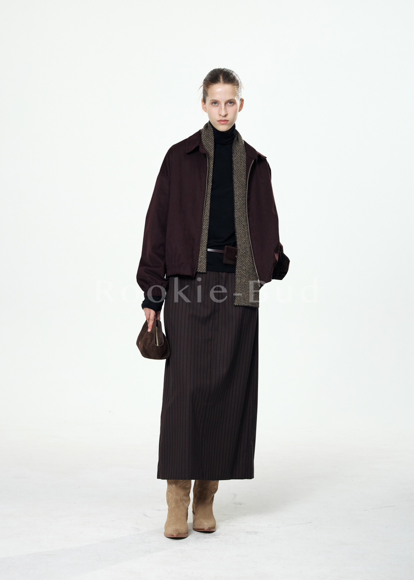 ROOKIE BUD東大門㊣實拍女士新品熱賣真品人氣圍巾披肩人字紋ROOKIE BUD-L圍巾/披肩